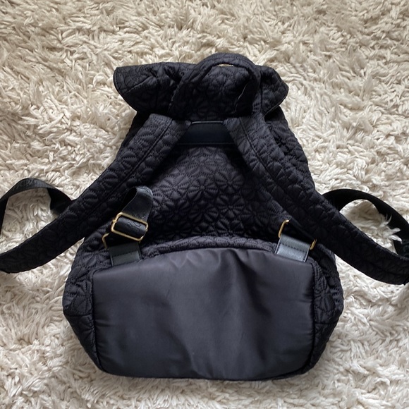 Betsey Johnson•Black Quilted Flap Backpack - Picture 2 of 8